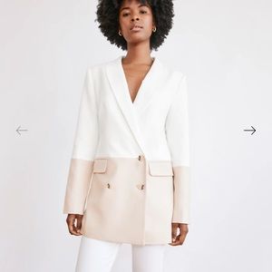 Something Navy Danielle Color Block Blazer